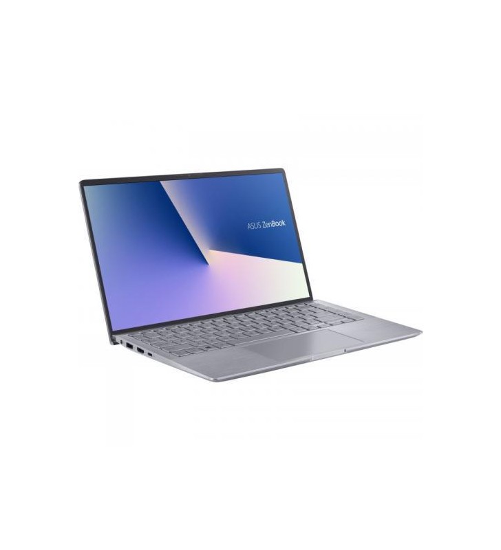 Laptop ASUS ZenBook 14 UM433IQ-A5024, AMD Ryzen 5 4500U, 14", Full HD, 8GB, 512GB SSD, nVidia GeForce MX350 2GB, Windows 10 Pro, Light Grey