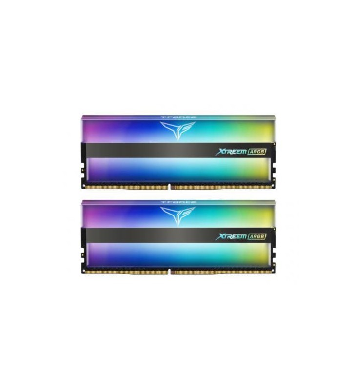 Kit Memorie TeamGroup T-Force XTREEM ARGB, 64GB, DDR4-3600MHz, CL18, Dual Channel