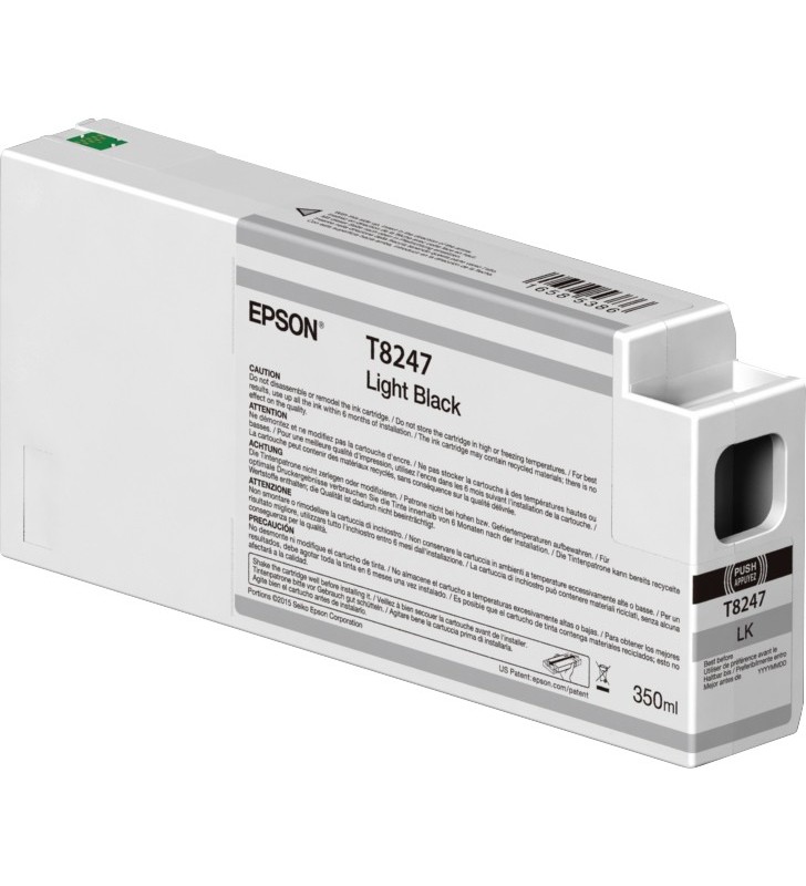 Epson Singlepack Light Black T824700 UltraChrome HDX HD 350ml
