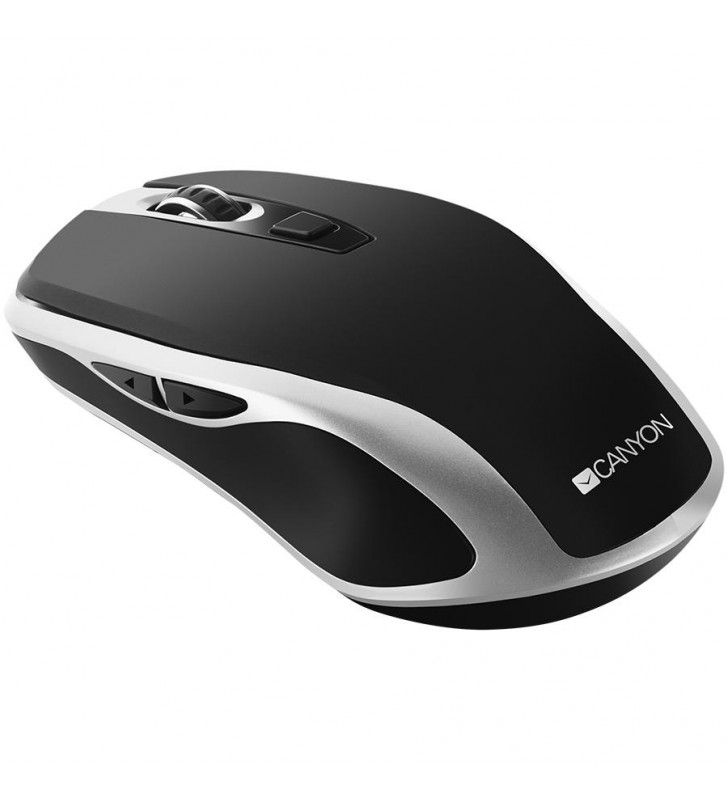 2.4GHz Wireless Rechargeable Mouse with Pixart sensor, 6keys, Silent switch for right/left keys,DPI: 800/1200/1600, Max. usage 5