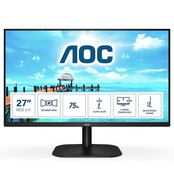 AOC B2 27B2H/EU LED display 68,6 cm (27") 1920 x 1080 Pixel Full HD Negru