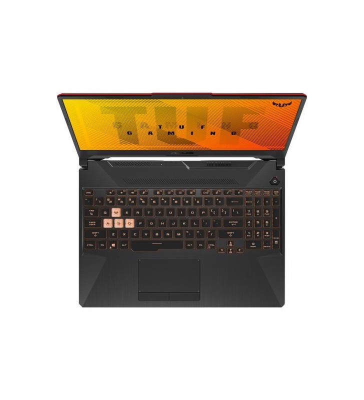 Laptop ASUS TUF A15 FA506QM-HN008, AMD Ryzen 7 5800H, 15.6inch, RAM 16GB, SSD 512GB, nVidia GeForce RTX 3060 6GB, No OS, Bonfire Black
