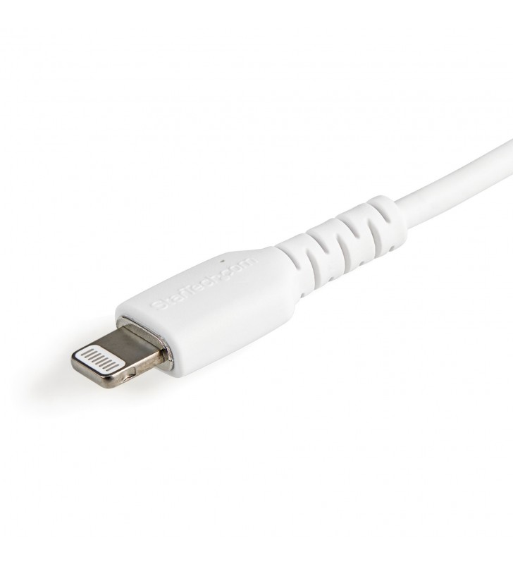 StarTech.com RUSBLTMM30CMW cabluri pentru telefoanele mobile Alb 0,3 m USB A Conector Lightning