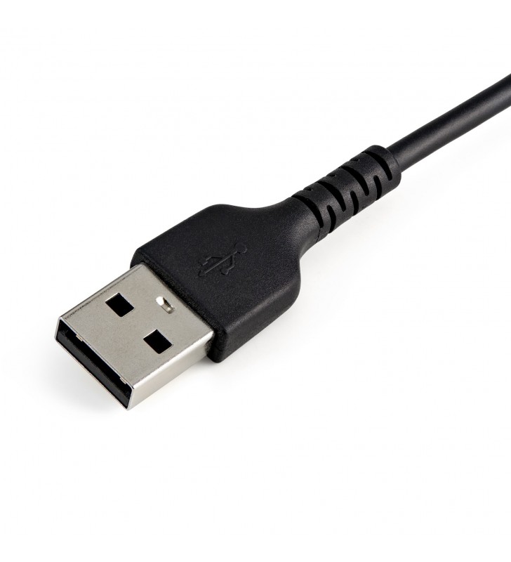 StarTech.com RUSBLTMM15CMB cabluri pentru telefoanele mobile Negru 0,15 m USB A Conector Lightning