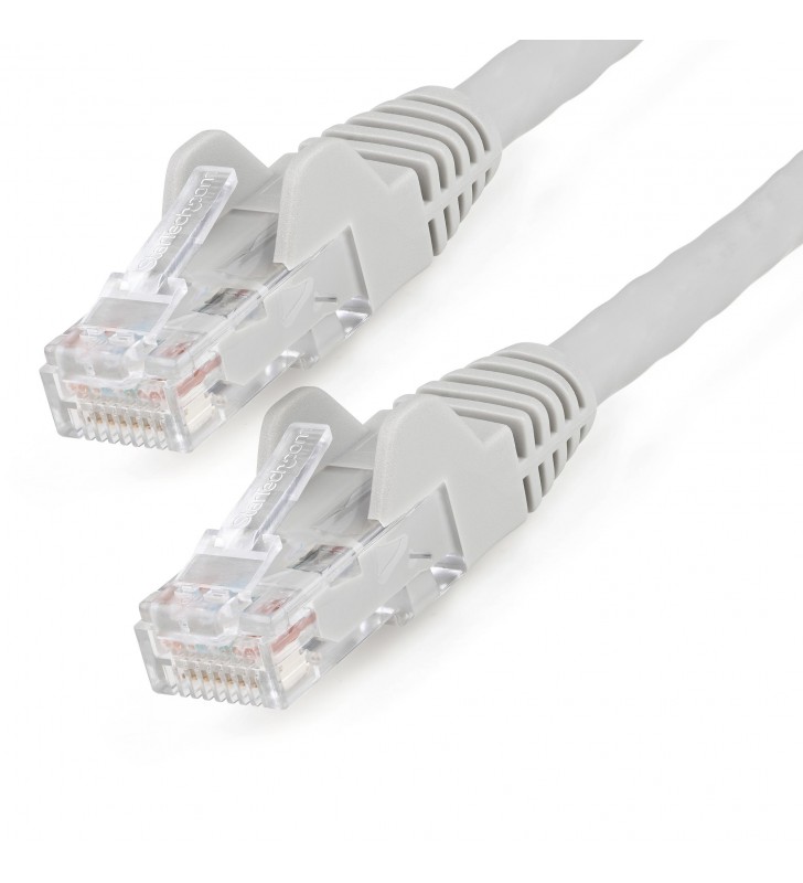 StarTech.com N6LPATCH3MGR cabluri de rețea Gri 3 m Cat6 U/UTP (UTP)
