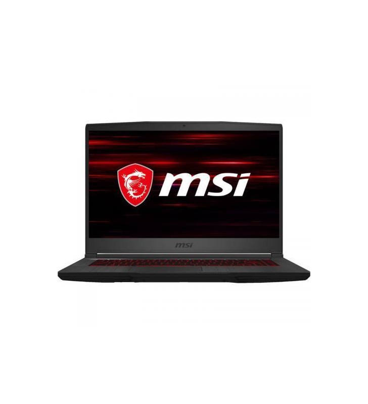 Laptop MSI GF65 Thin 10SER, Intel Core i7-10750H, 15.6inch, RAM 8GB, SSD 512GB, nVidia GeForce RTX 2060 6GB, No OS, Dark Grey