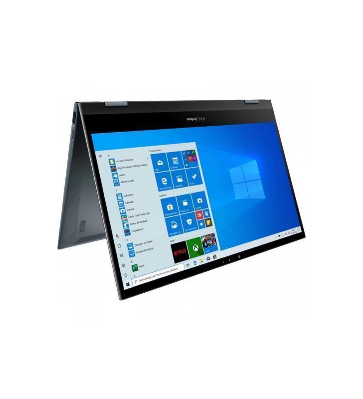 Laptop 2-in-1 ASUS ZenBook Flip 13 UX363JA-EM149T, Intel Core i5-1035G4, 13.3inch Touch, RAM 8GB, SSD 512GB, Intel Iris Plus Graphics, Windows 10, Pine Grey