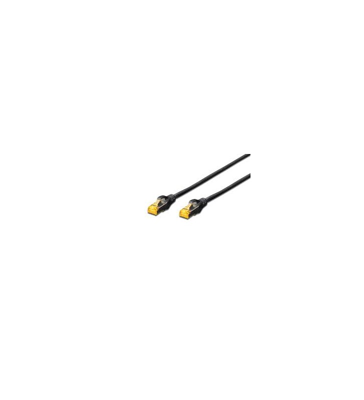 CAT 6A S/FTP PATCH CORD AWG/26/7 20 M BLACK