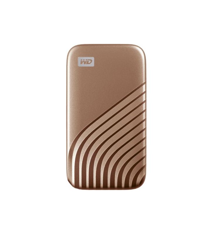SSD portabil Western Digital 500GB, USB-C, 2.5inch, Gold