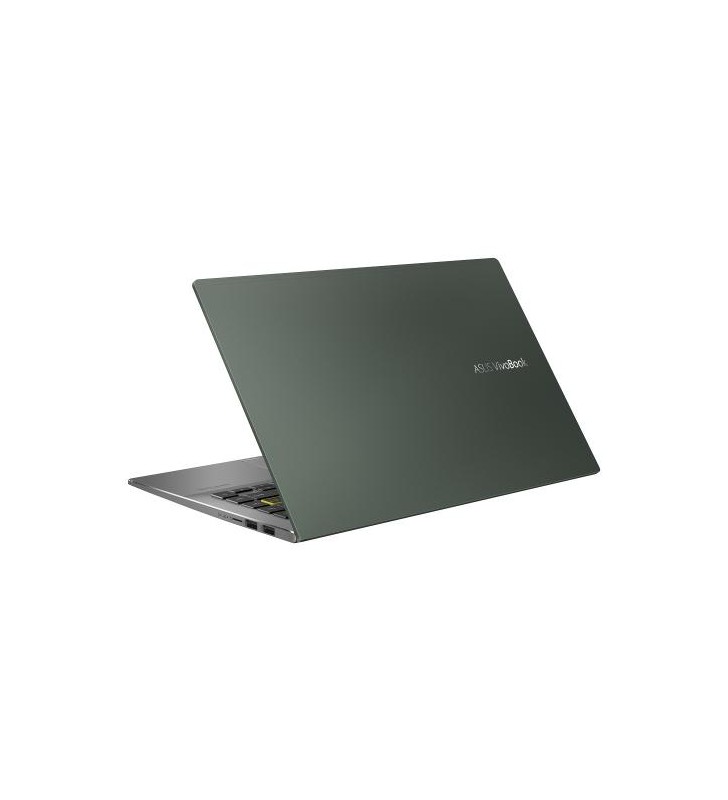 Ultrabook ASUS VivoBook S14 S435EA-KC046, Intel Core i5-1135G7, 14inch, RAM 8GB, SSD 512GB, Intel Iris Xe Graphics, No OS, Deep Green + Microsoft Windows 10 Pro, 32/64 bit, Engleza, Retail, USB