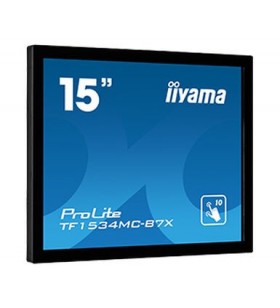 iiyama ProLite TF1534MC-B7X monitoare cu ecran tactil 38,1 cm (15") 1024 x 768 Pixel Multi-touch Multi-gestual Negru