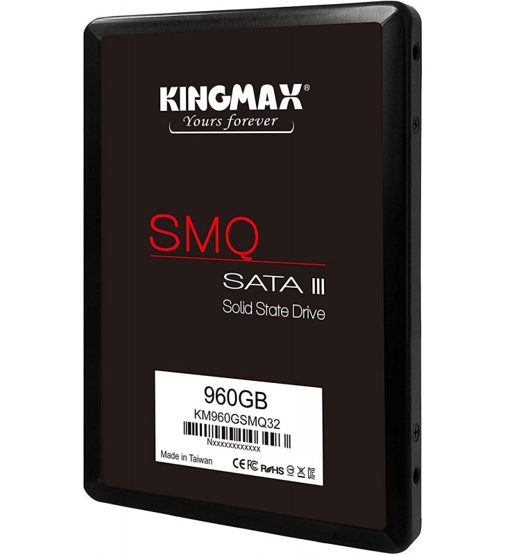 SSD Kingmax, 960GB, 2.5 inch, S-ATA 3, 3D QLC Nand, R/W: 540 MB/s/480 MB/s MB/s, "KM960GSMQ32"