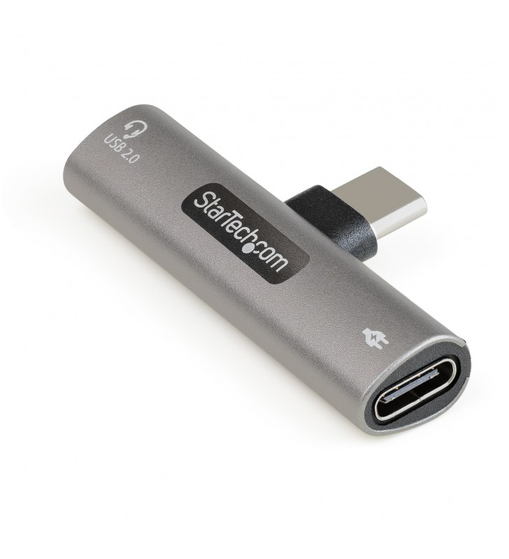 StarTech.com CDP2CAPDM hub-uri de interfață USB 2.0 Type-C 480 Mbit/s Argint