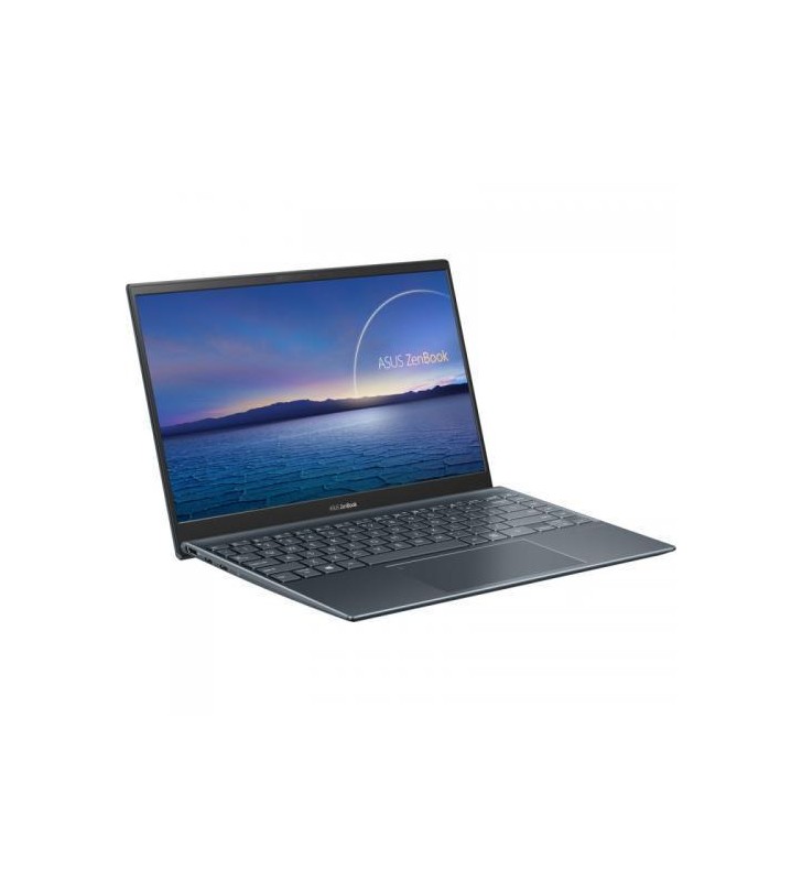 Laptop ASUS ZenBook 14 UX425EA-KI501, Intel Core i5-1135G7 pana la 4.2GHz, 14" Full HD, 8GB, SSD 1TB, Intel Iris Xe, Free DOS, Pine Grey