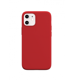 Husa de protectie Next One Silicone Case MagSafe pentru iPhone 12 Mini, Rosu