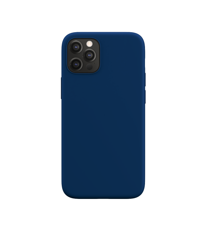 Husa de protectie Next One Silicon Case MagSafe pentru iPhone 12 Pro Max, Albastru