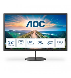 AOC V4 Q32V4 monitoare LCD 80 cm (31.5") 2560 x 1440 Pixel 2K Ultra HD LED Negru