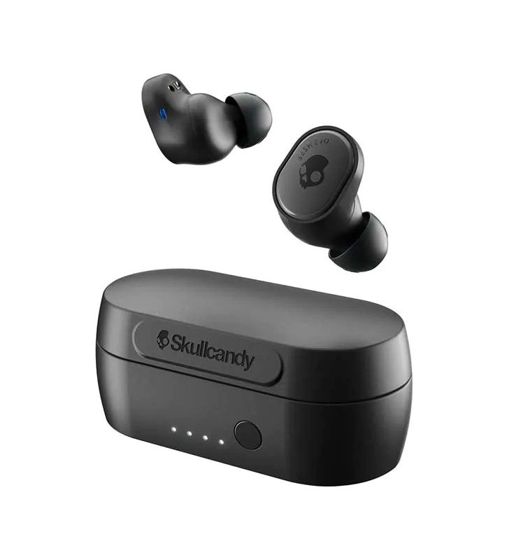 Casti In-Ear SKULLCANDY Sesh Evo, True Wireless, Bluetooth, In-Ear, Microfon, Negru