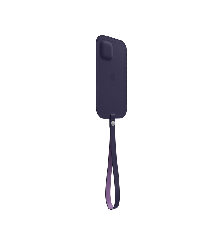 Husa din piele pentru iPhone 12 Pro Max cu MagSafe - Deep Violet