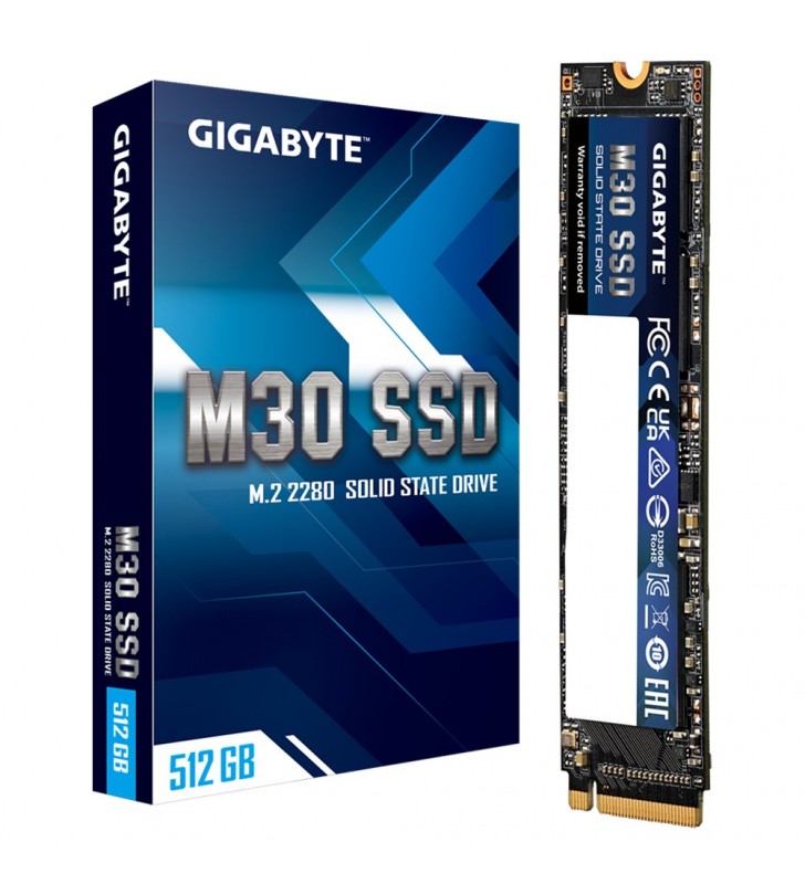 Gigabyte M30 M.2 512 Giga Bites PCI Express 3.0 3D TLC NAND NVMe