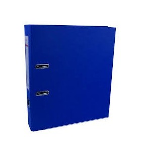 Biblioraft carton plastifiat A4 5cm, albastru EV4B03