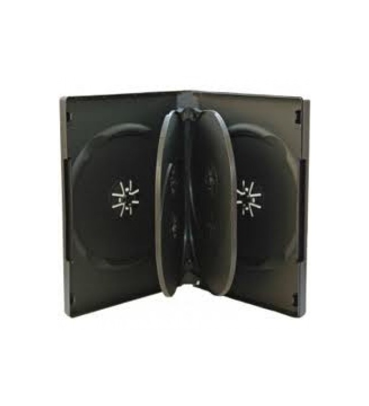 Carcasa 6 DVD standard negru