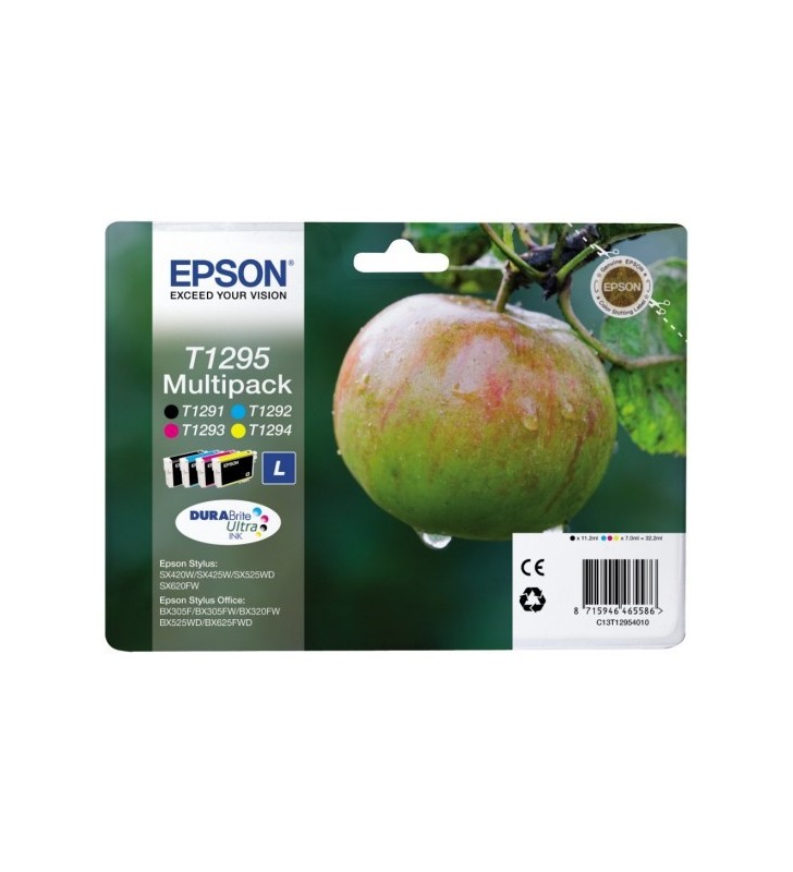 Epson Apple Multipack 4-Coulered T1295 DURABrite Ultra Ink