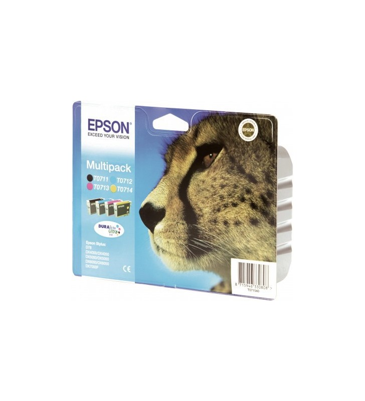 Epson Multipack 4-Coulered T0715 DURABrite Ultra Ink
