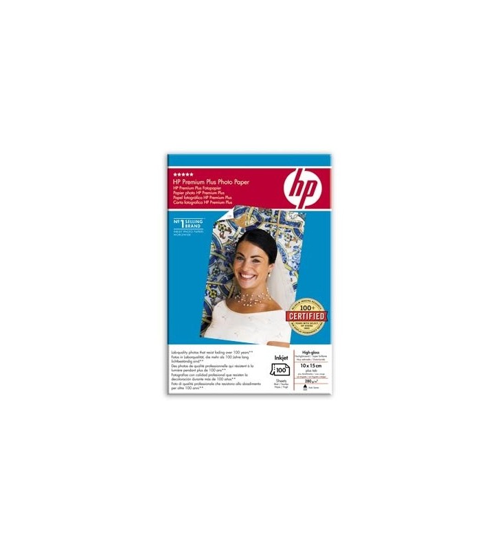 HP Q8029A hârtii fotografică A6 Glasată tip high-gloss