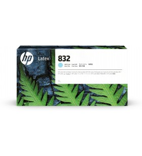 HP 832 1-liter Light Cyan Latex Ink Cartridge