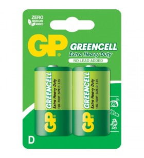 Baterie GP Batteries, Greencell D (LR20) 1.5V carbon zinc, blister 2 buc. "GP13G-2UE2" "GPPCC13KC028"