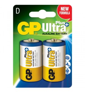 Baterie GP Batteries, Ultra+ Alcalina D (LR20) 1.5V alcalina, blister 2 buc. "GP13AUP-2UE2" "GPPCA13UP011"
