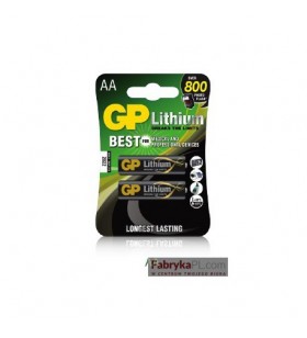 Baterie GP Batteries, Lithium AA (FR6) 1.5V lithium, blister 2 buc. "GP15LF-2UE2" "GPPCL15LF003"
