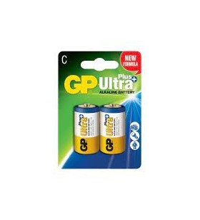 Baterie GP Batteries, Ultra+ Alcalina C (LR14) 1.5V alcalina, blister 2 buc. "GP14AUP-2UE2" "GPPCA14UP011"