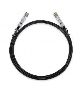 TP-LINK TL-SM5220-3M cabluri din fibră optică SFP+ DAC Negru
