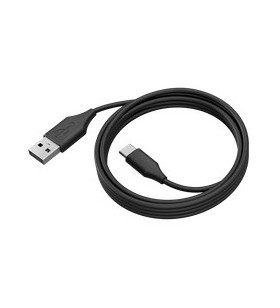 Jabra 14202-10 cabluri USB 2 m USB 3.2 Gen 1 (3.1 Gen 1) USB A USB C Negru