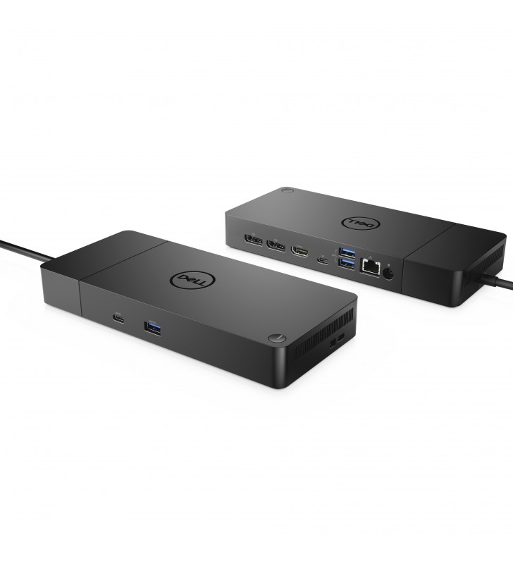 DELL WD19S-130W Prin cablu USB 3.2 Gen 2 (3.1 Gen 2) Type-C Negru