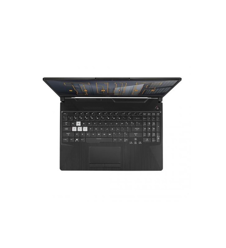 Laptop ASUS Gaming 15.6'' TUF F15 FX506HE, FHD 144Hz, Procesor Intel® Core™ i7-11800H (24M Cache, up to 4.60 GHz), 8GB DDR4, 512GB SSD, GeForce RTX 3050 Ti 4GB, No OS, Eclipse Gray
