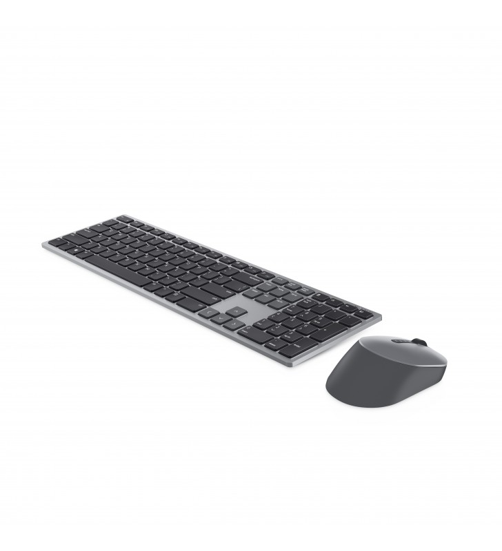 DELL KM7321W tastaturi RF Wireless + Bluetooth QWERTY US Internațional Gri, Titan