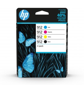 HP Pachet cu 4 cartuşe de cerneală originale 912 negru/cyan/magenta/galben