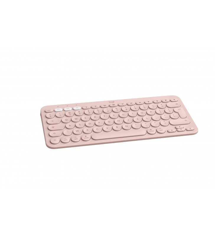 Logitech K380 For Mac tastaturi Bluetooth QWERTY US Internațional Roz