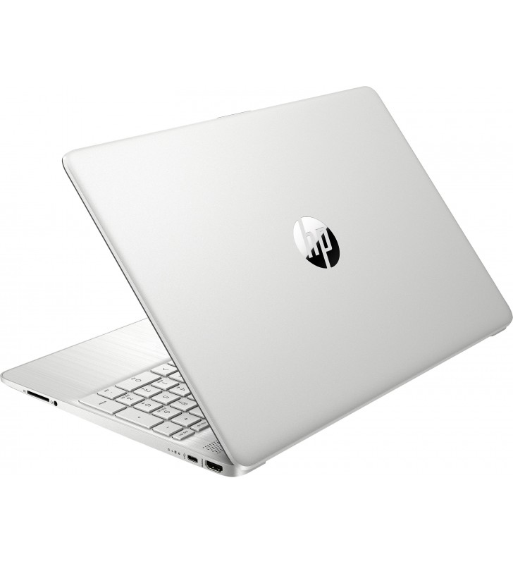 Laptop HP 15s-eq2025nq cu procesor AMD Ryzen™ 5 5500U, 15.6", Full HD, 8GB, 256GB SSD, AMD Radeon™ Graphics, Free DOS, Natural silver