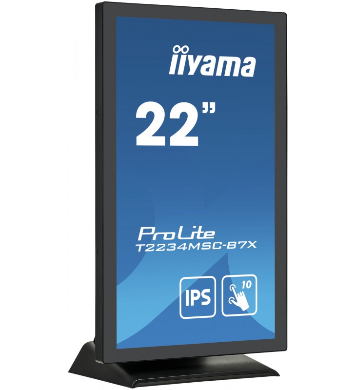 iiyama ProLite T2234MSC-B7X monitoare cu ecran tactil 54,6 cm (21.5") 1920 x 1080 Pixel Multi-touch Negru