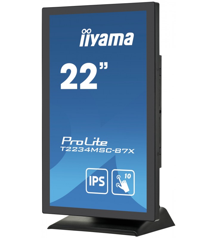 iiyama ProLite T2234MSC-B7X monitoare cu ecran tactil 54,6 cm (21.5") 1920 x 1080 Pixel Multi-touch Negru