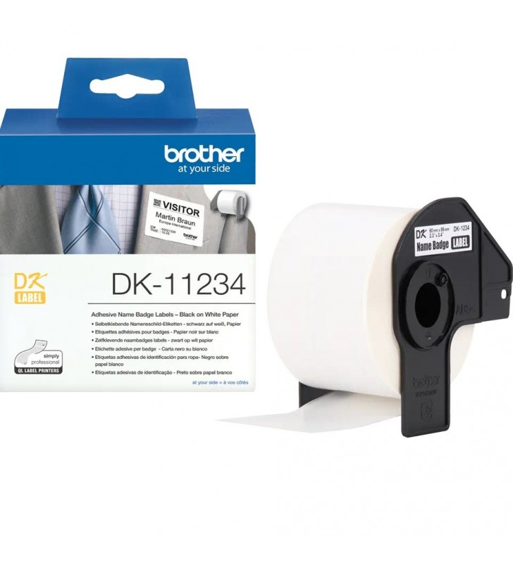Brother DK-11234 etichete pentru imprimante Alb Eticheta imprimantă auto-adezivă