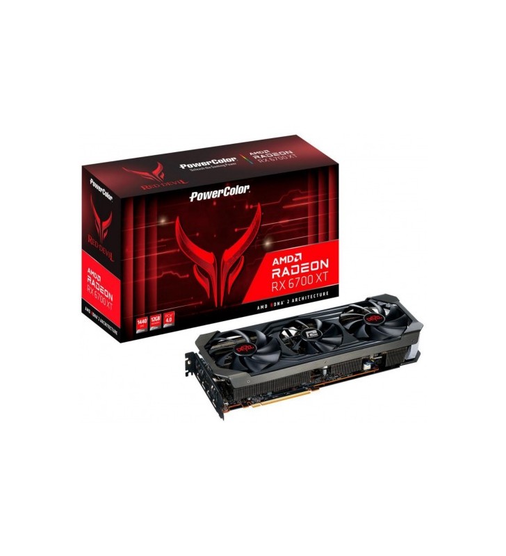 Placa video PowerColor Radeon™ RX 6700 XT Red Devil, 12GB GDDR6, 192-bit
