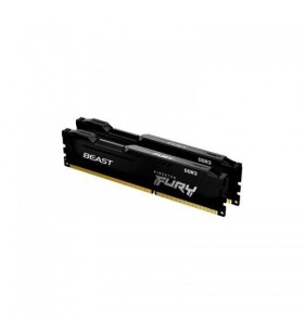 Kit memorie Kingston FURY Beast Black 8GB, DDR4-2666, CL16, Dual Channel
