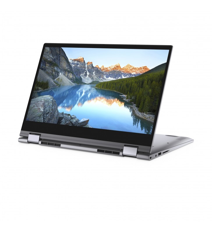 Laptop 2-in-1 Dell Inspiron 5406, Intel Core i5-1135G7, 14inch Touch, RAM 8GB, SSD 512GB, Intel Iris Xe Graphics, Windows 10, Titan Grey