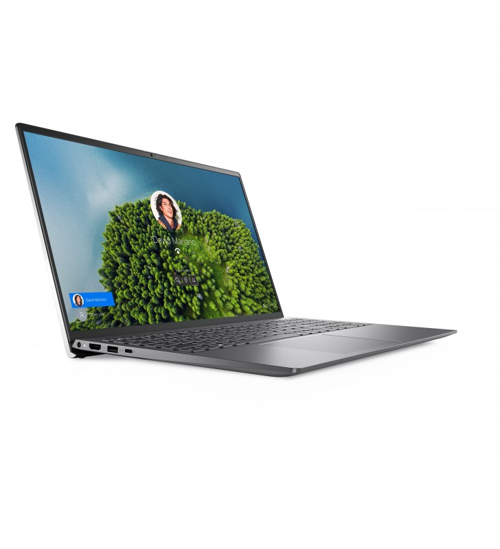 Laptop Dell Inspiron 5510, Intel Core i5-11300H, 15.6inch, RAM 8GB, SSD 256GB, Intel Iris Xe Graphics, Windows 10, Platinum Silver