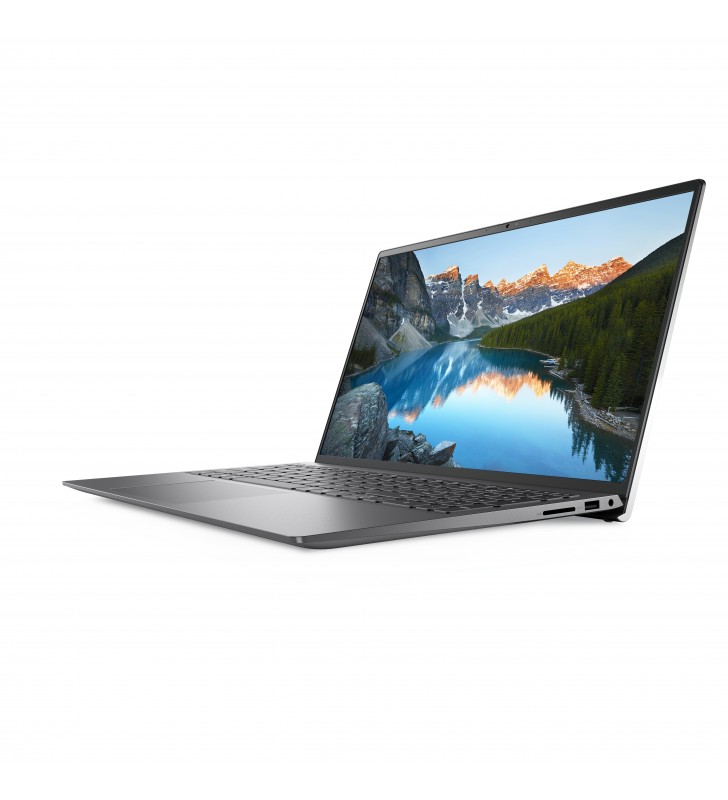 Laptop Dell Inspiron 5510, Intel Core i5-11300H, 15.6inch, RAM 8GB, SSD 512GB, Intel Iris Xe Graphics, Linux, Platinum Silver